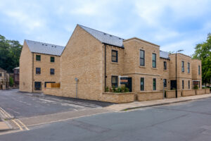 Market Place, Hebden Bridge – new-build housing brickwork